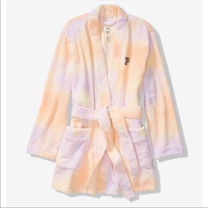 PINK fleece robe